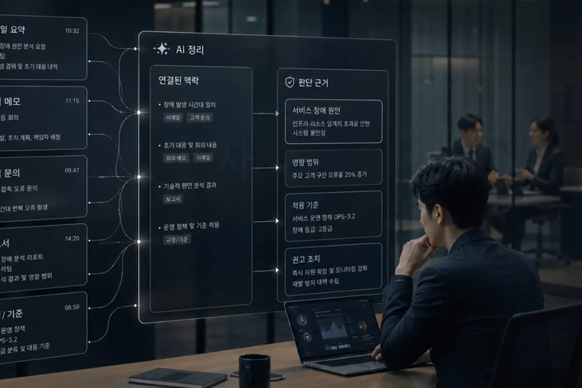 AI 시대, 판단의 맥락을 연결하는 법